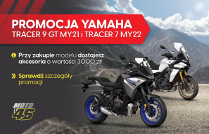 artykul Ogłoszenie promocji Yamaha na modele Tracer 7 MY22 i Tracer 9 GT MY21