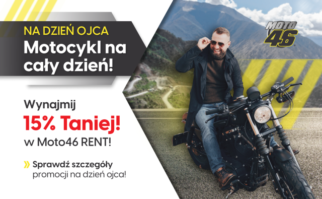 artykul Wypozycz tacie motocykl na dzien ojca Moto46 RENT